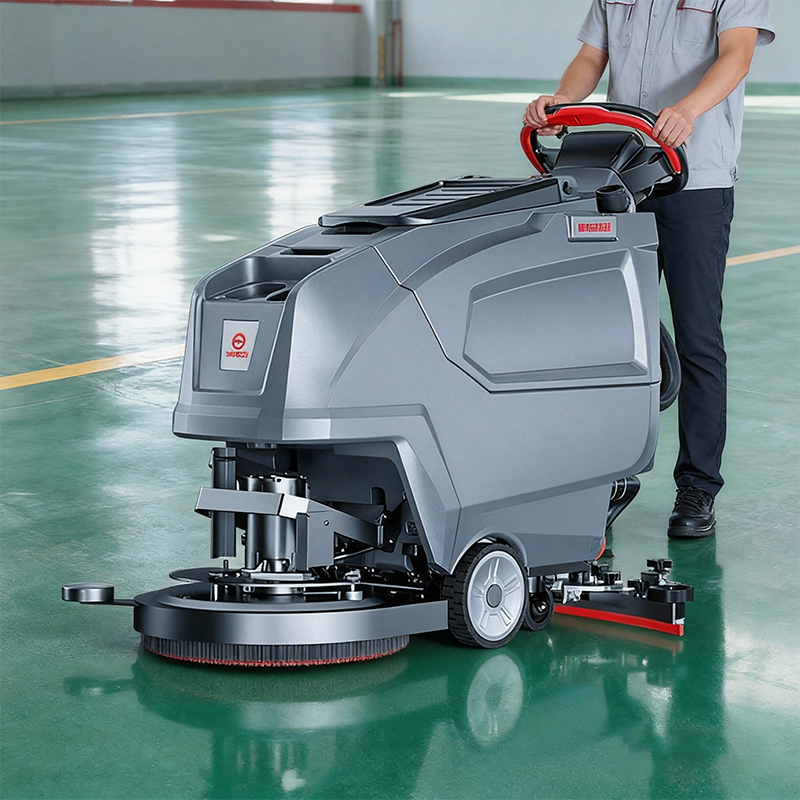 工廠車間環(huán)氧地坪清潔選對設(shè)備！揚子洗地機：重污克星 + 地坪守護(hù)者