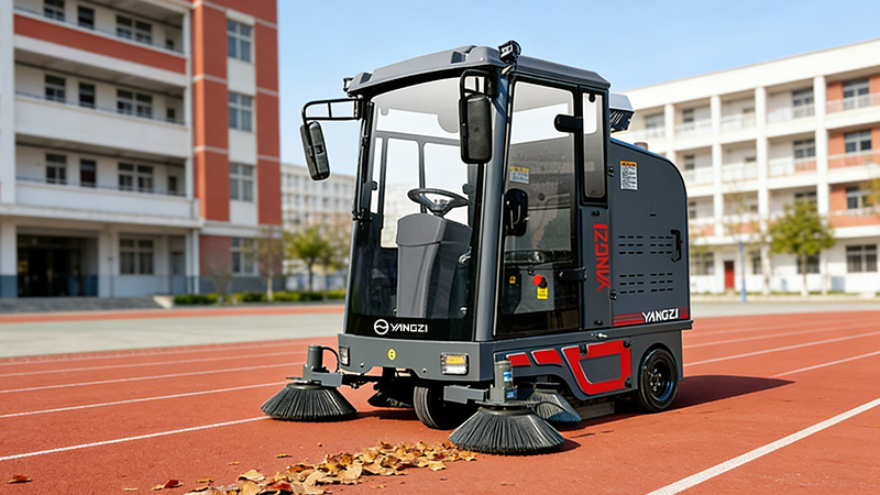 吉林省金譽(yù)地產(chǎn)引入揚子鋰電掃地機(jī)，3萬平車庫清潔全面升級