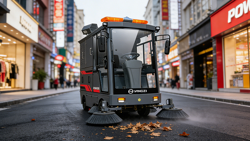 科技賦能鄉(xiāng)村路：無(wú)錫永正物業(yè)引入揚(yáng)子智能掃地機(jī)