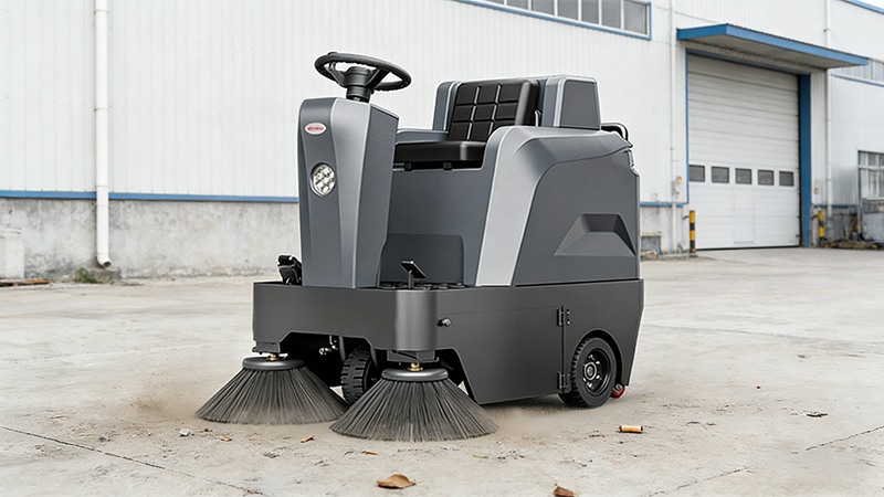 案例速覽：陜西商洛山陽(yáng)縣國(guó)有糧食儲(chǔ)備購(gòu)銷(xiāo)有限公司采購(gòu)揚(yáng)子YZ-S4駕駛式掃地機(jī)